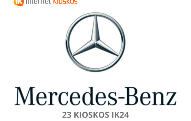 23 kioskos interactivos IK24 en Mercedes-Benz
